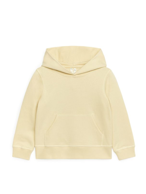 ARKET French Terry Hoodie Dusty Yellow