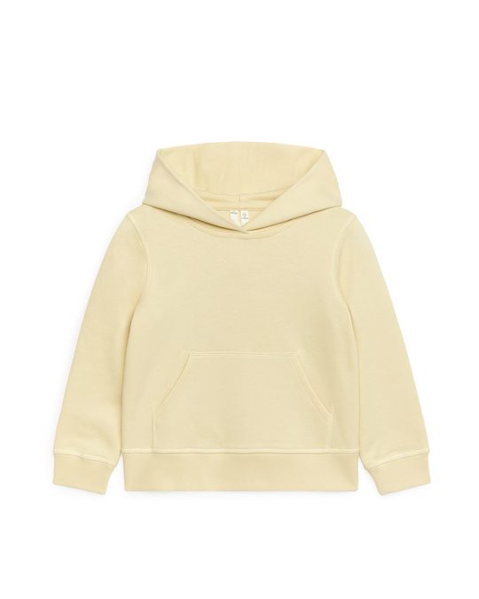 Arket French Terry Hoodie Dusty Yellow