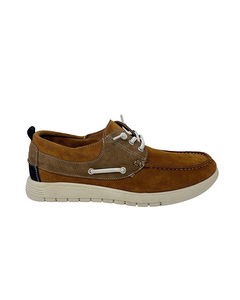 Neo Boat Shoes In Light Brown Suede