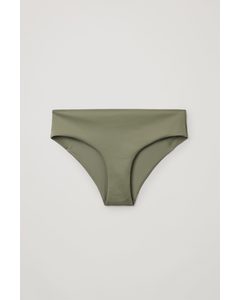 Brazilian-fit Bikini Bottoms Khaki Green