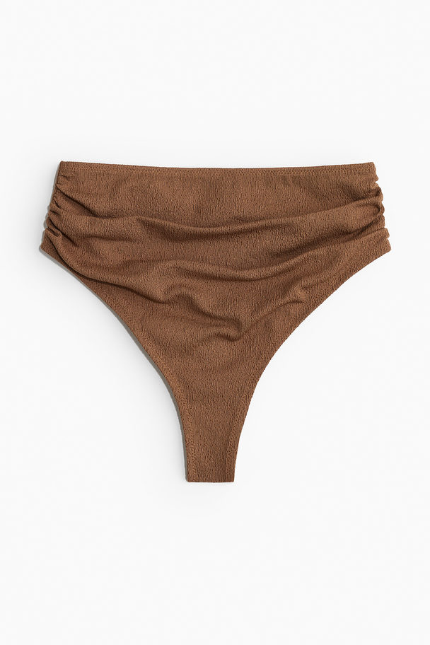 H&M Bikinislip - Brazilian High Waist Bruin