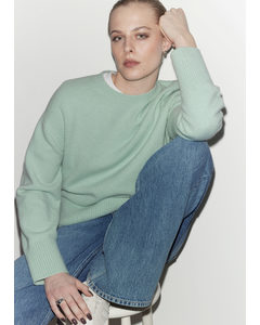 Relaxed Knit Jumper Mint