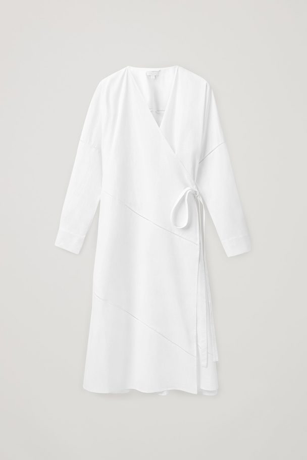 COS Wrap Dress White