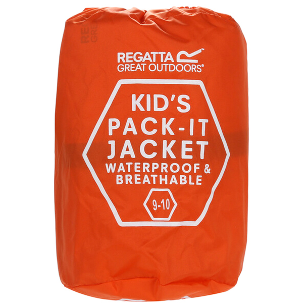 Regatta Regatta Great Outdoors Childrens/kids Pack It Jacket Iii Waterproof Packaway Black