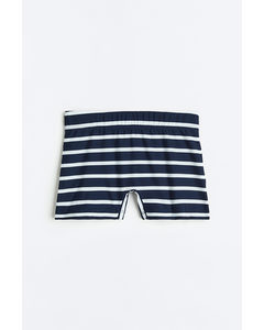 Swimming Trunks Navy Blue/striped