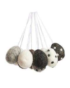 A World Of Craft Easter Ornaments Black/white