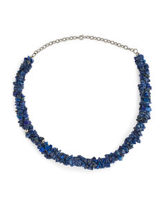 Halskette mit Edelsteinen Blau