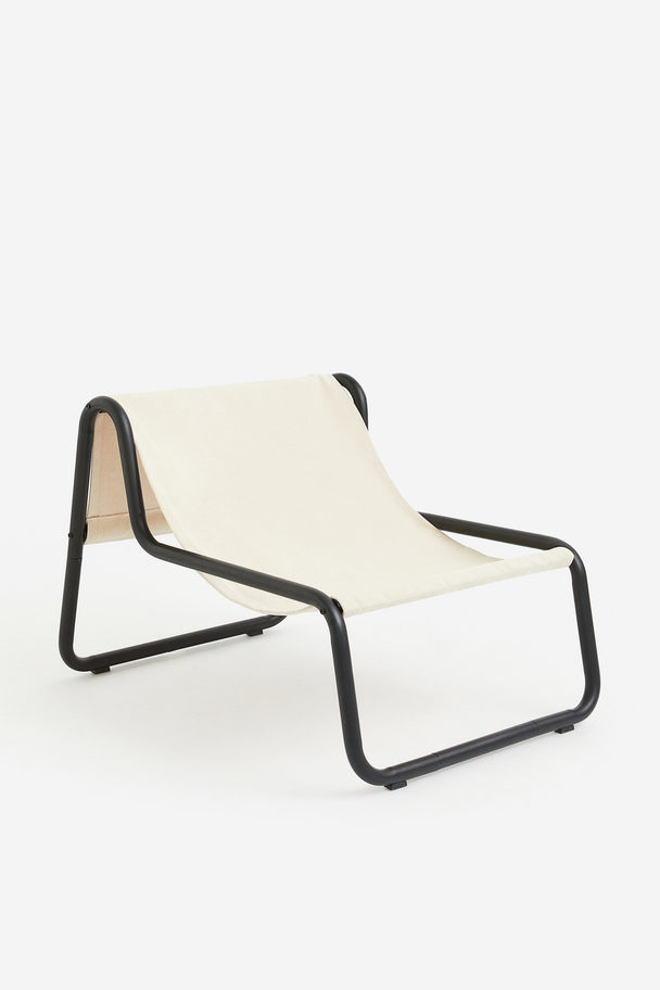 H&M HOME Metallinen lounge-tuoli Musta