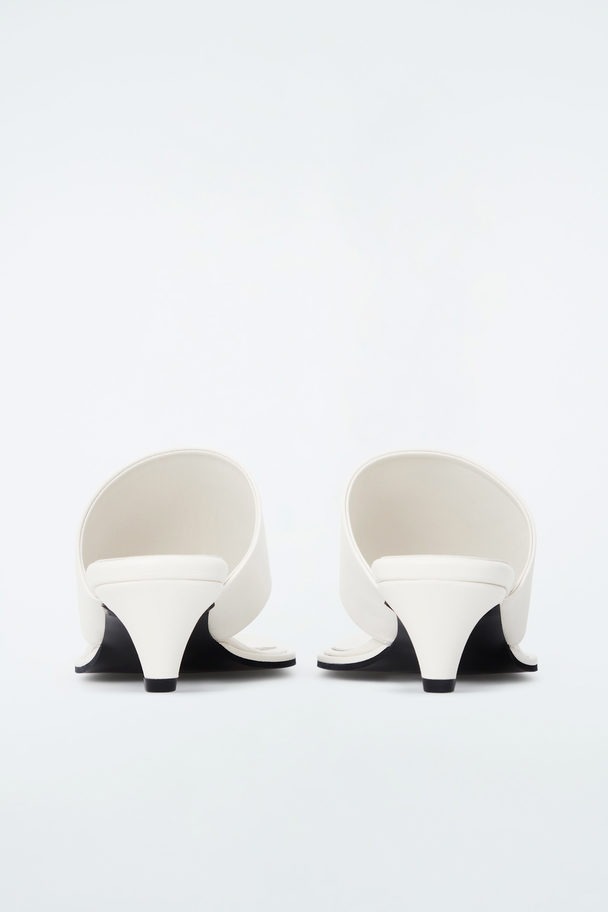 COS Toe-post Heeled Sandals White