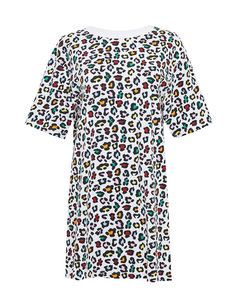 Mickey Leopard print Night Dress Loungewear - nightwear