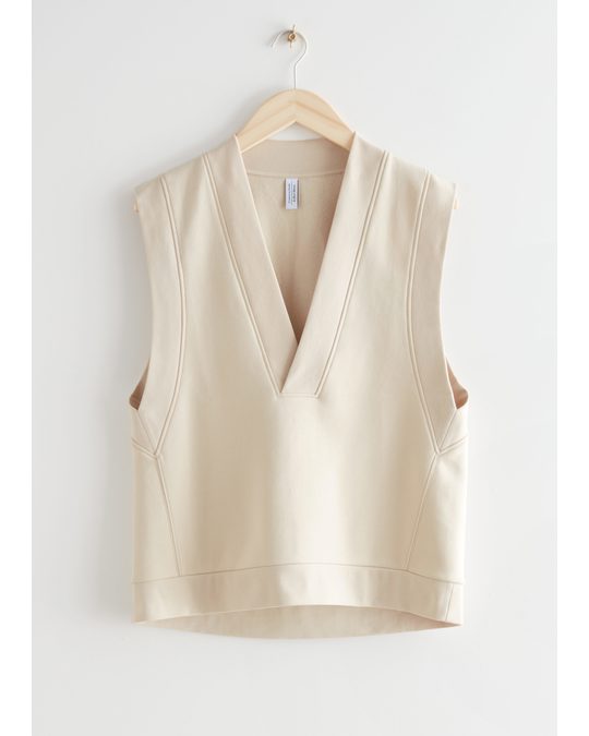 afound.com | Relaxed Cotton Vest Cream