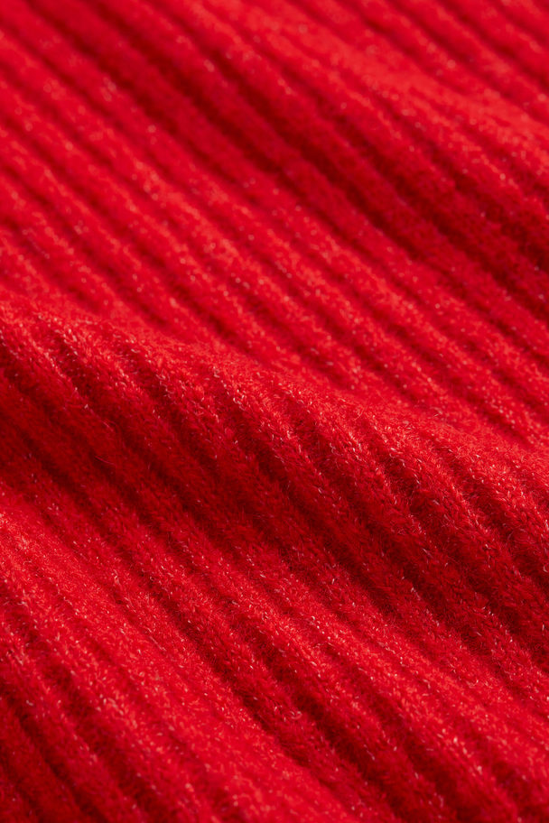 H&M One-shoulder Dress Red