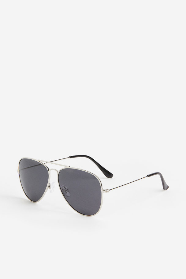 H&M Polariserende Solbriller Sølvfarget