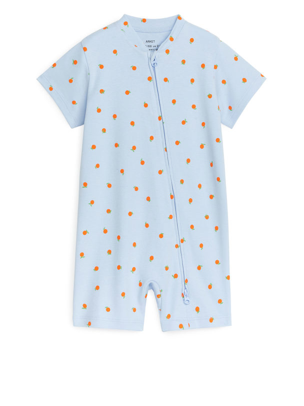 ARKET Pyjama Met Korte Mouwen Lichtblauw