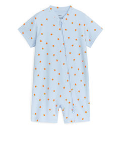 Pyjama Met Korte Mouwen Lichtblauw