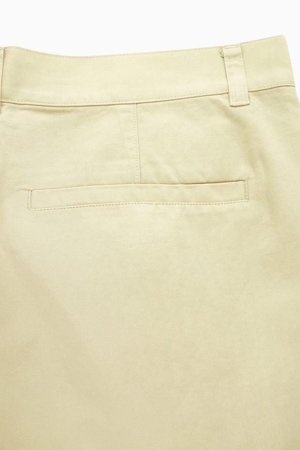 COS Regular-fit Tapered Twill Chinos Beige