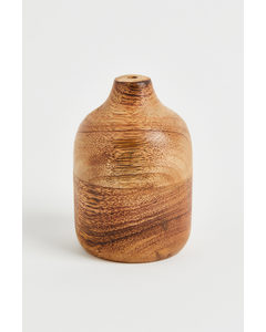 Wooden Mini Vase Brown