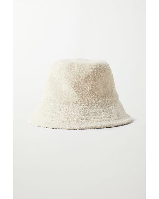 Weekday Terry Bucket Hat Off-white