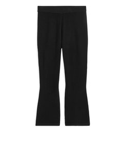 Cashmere Knitted Trousers Black