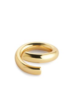 Gold-plated Open Ring Gold