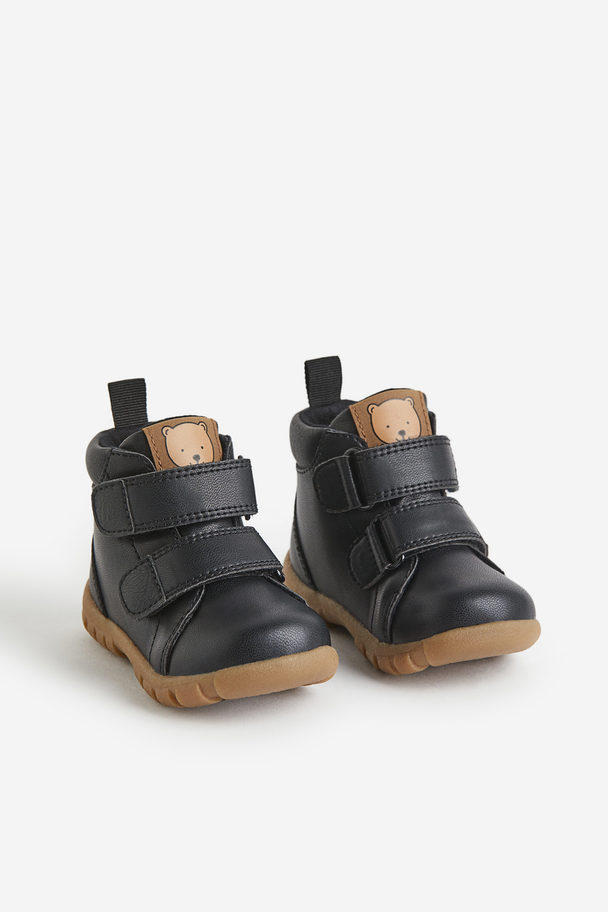 H&M Ankle Boots Black/bear