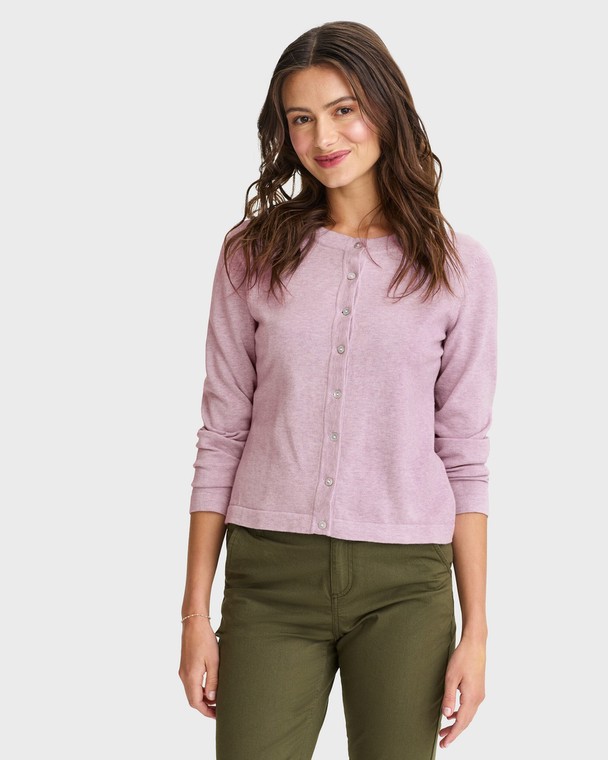 Newhouse Violet Cardigan