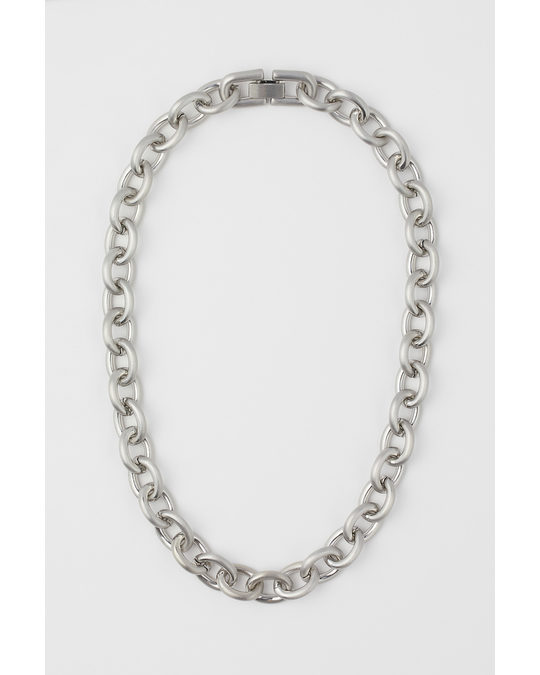 H&M Necklace Silver-coloured
