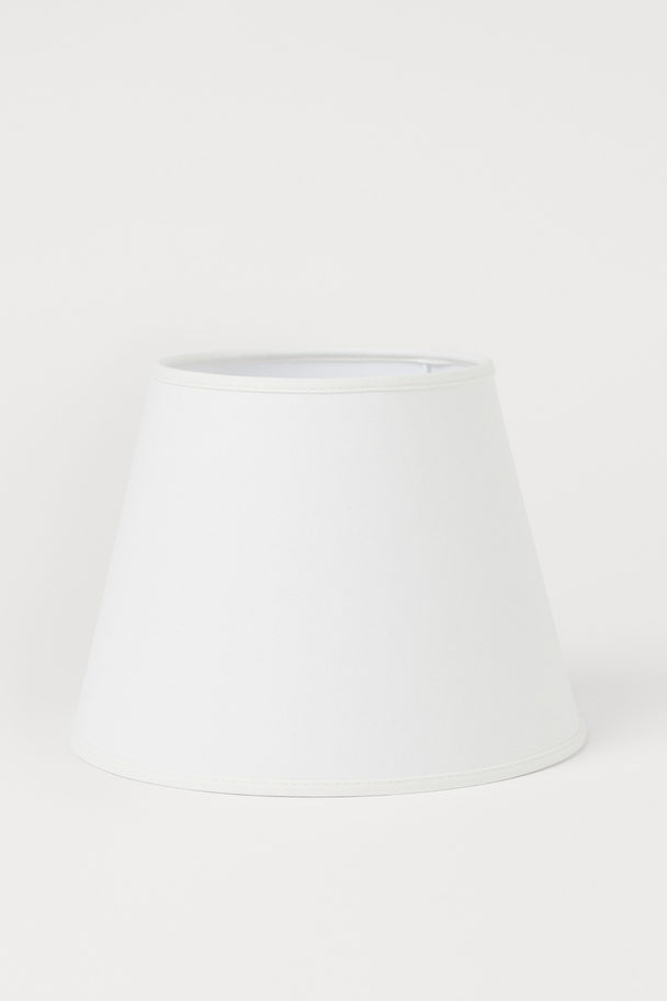 H&M HOME Linen Lamp Shade White