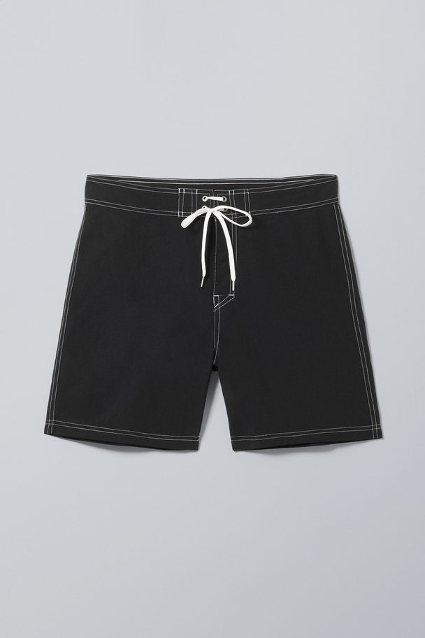 Weekday Brett-badeshorts Svart