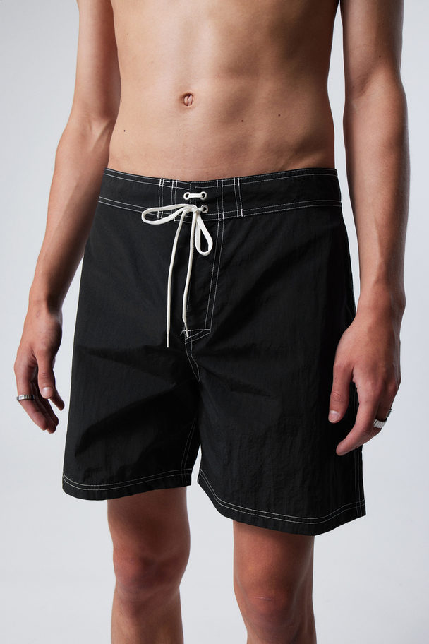 Weekday Board Swim Shorts Black