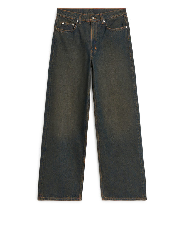 ARKET Lark Jeans Med Lös Passform Mörkblå