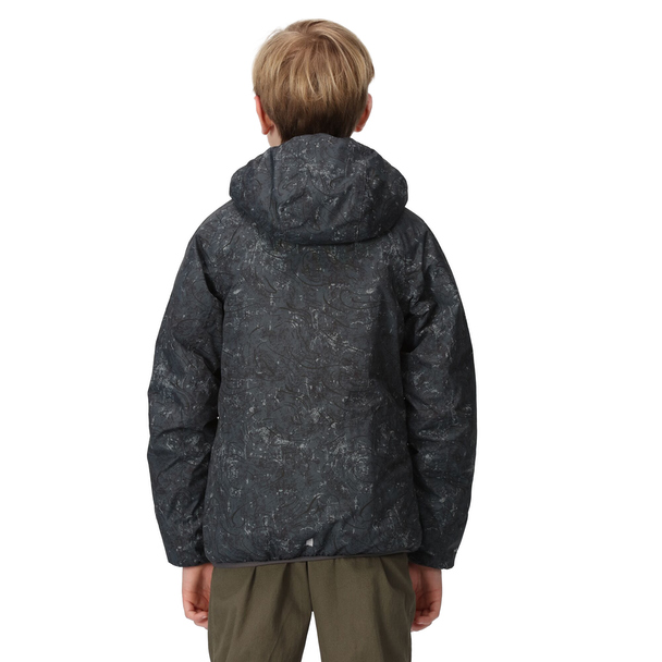 Regatta Regatta Childrens/kids Volcanics Vii Terrain Print Reflective Waterproof Jacket