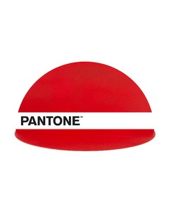 Homemania Pantone Shelfie - Väggdekoration, Hyllförvaring - Med Hyllor - Vardagsrum, Sovrum - Röd, Vit, Svart Metall, 40 X 20 X 20 Cm
