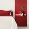 Homemania Shelfie Plank - Wanddecoratie, Opbergruimte, Voorwerpenrek - Met Planken - Voor Woonkamer, Slaapkamer - Rood, Wit, Zwart In Metaal, 40 X 20 X 20 Cm, -