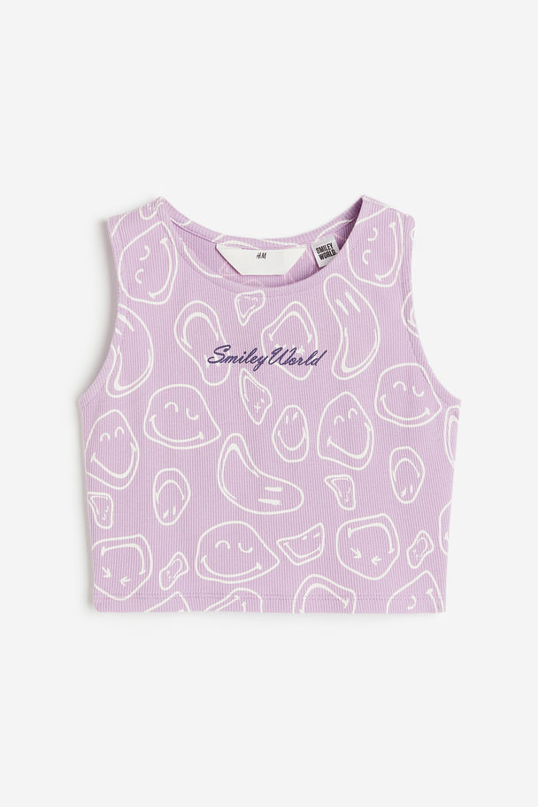 H&M Ribbestrikket Singlet Syrin/smileyworld®