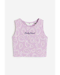 Ribbet Tanktop Syrenlilla/smileyworld®