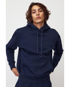 DryMove™ Sport-Hoodie in Regular Fit Marineblau