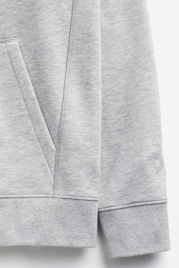 H&M Sportsweater Van Drymove™ - Regular Fit Lichtgrijs Gemêleerd
