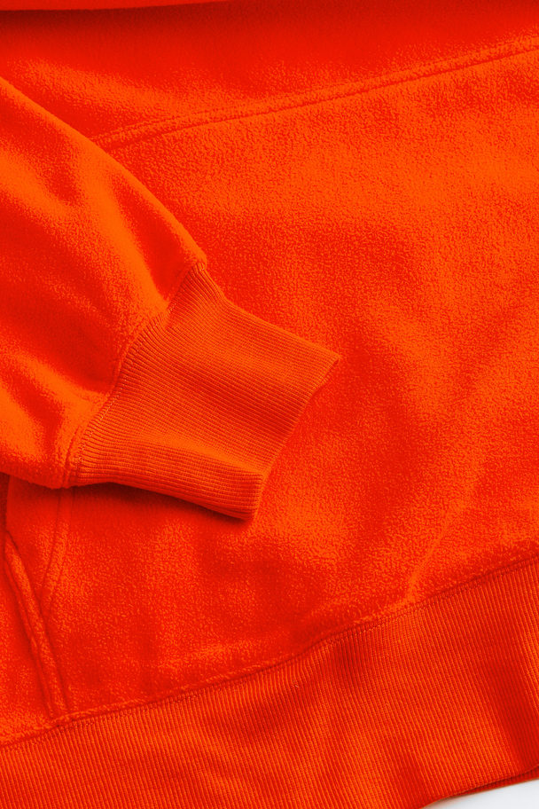 H&M Thermolite® Oversized Fit Hoodie Orange