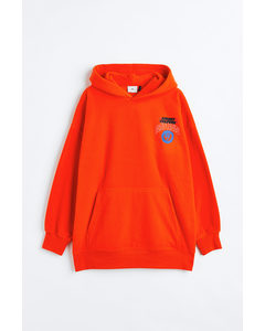 Thermolite®-capuchonsweater - Oversized Fit Oranje
