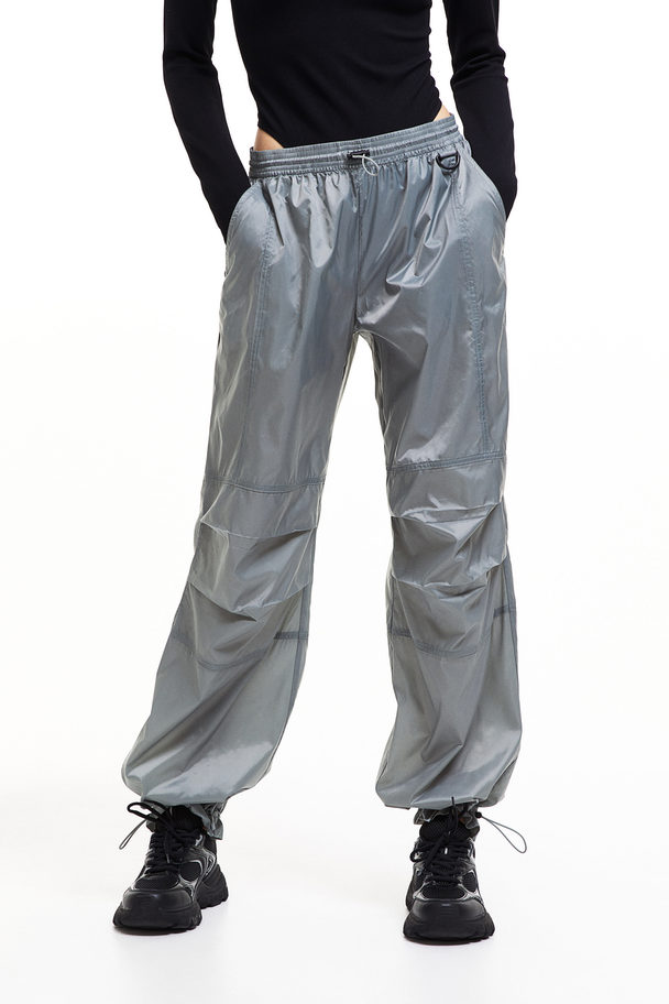 H&M Water-repellent Parachute Trousers Grey