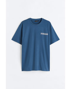 Hill Short Sleeve T-shirt Blue Ensign