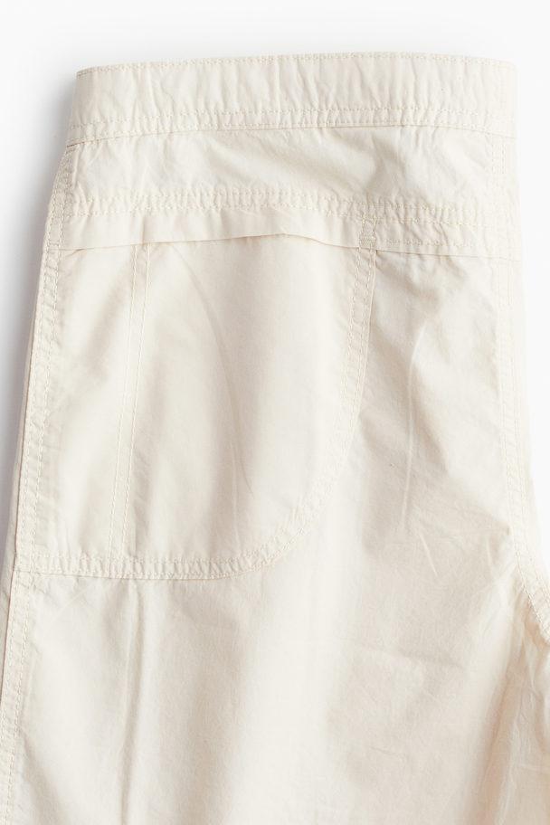 H&M Bermuda Utilityshort Lichtbeige