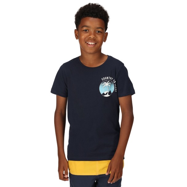 Regatta Regatta Childrens/kids Bosley Vi Beach T-shirt