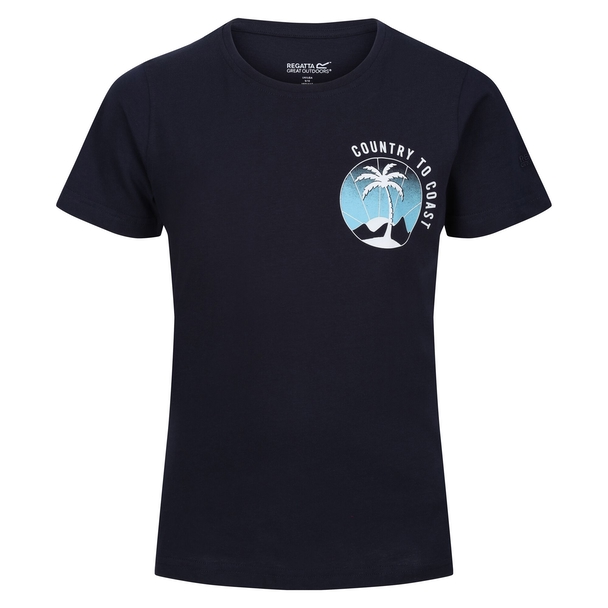 Regatta Regatta Kinderen/kinderen Bosley Vi Strand T-shirt