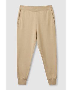 Tapered Joggers Beige