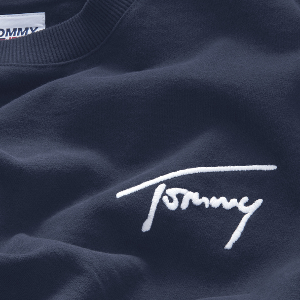 TOMMY JEANS Tommy Jeans Signature Crew Sweater Blauw