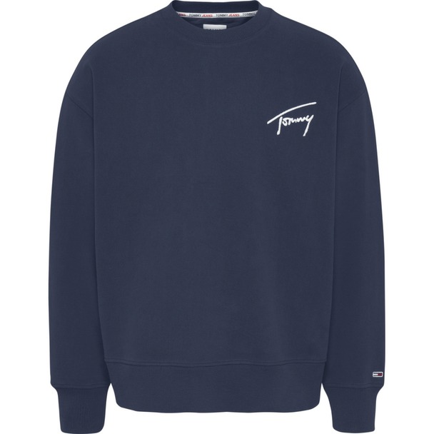 TOMMY JEANS Tommy Jeans Signature Crew Sweater Blå