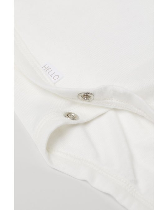 H&M 3-pack Wrapover Bodysuits White