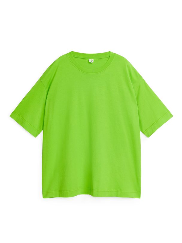 ARKET Oversized-T-Shirt Leuchtendes Grün